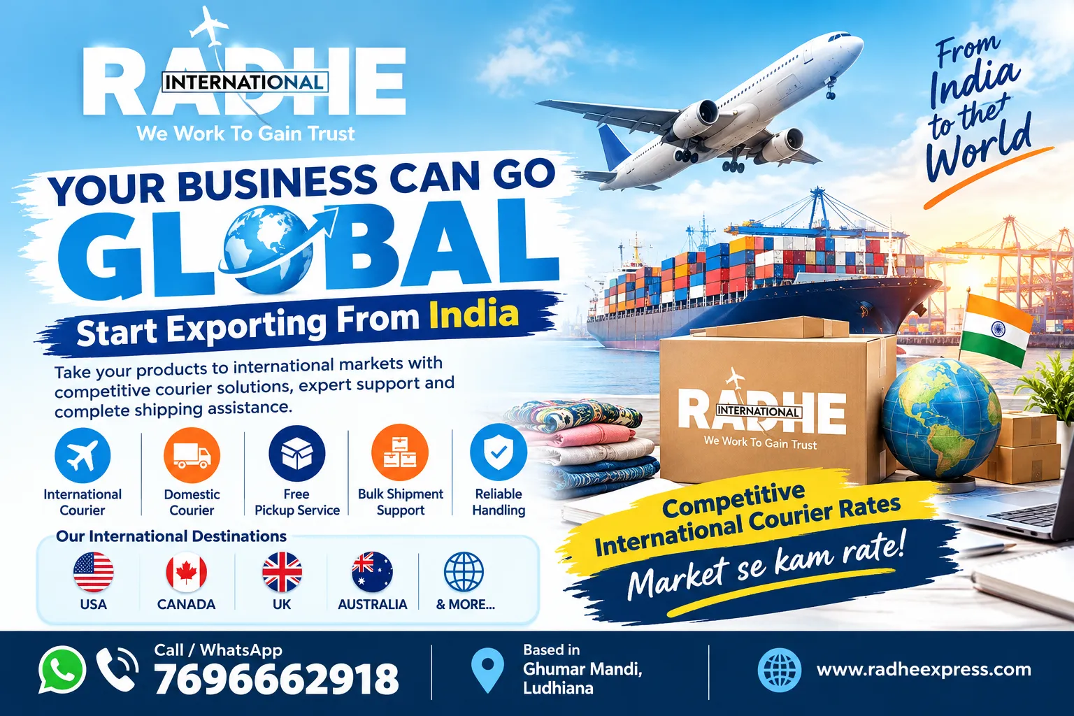 How Indian Small Businesses Can Start Exporting Products Internationally
