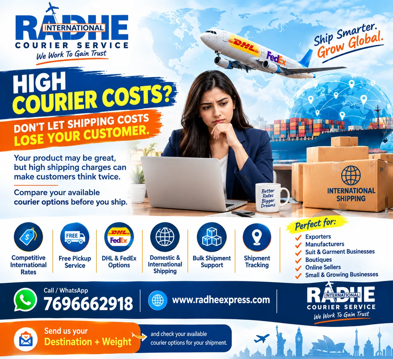 Are You Losing Customers Because Your International Shipping Costs Are Too High?”