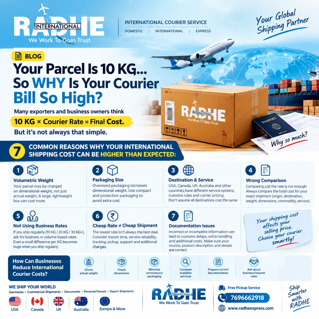 “Your Courier Bill Is NOT Just About Weight — Here’s Why You’re Paying More to Ship Abroad”