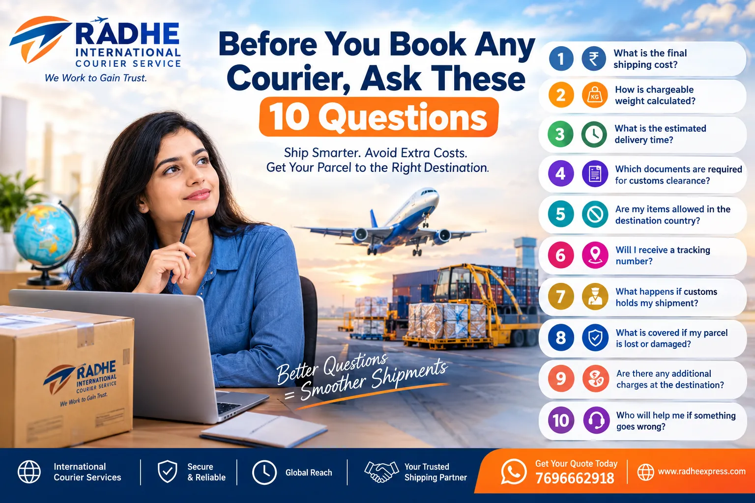 Before You Book Any Courier, Ask These 10 Questions
